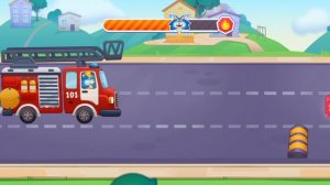 Кот Пломбир/ Спецтранспорт/Пожарная машина.