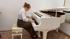 Чистова Алиса. А. Аренский этюд №1 ми бемоль мажор