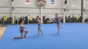 ТР 3 юн. разряд, Иванова - Целуйко - Ноздреватых, ДЮСШ г. Гвардейск, Комбинированное упражнение