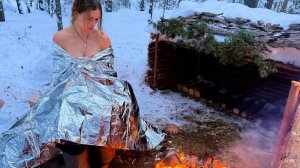Одина в маленькой хижине. Как выжить в суровом зимнем лесу.