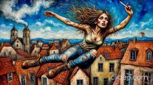 Парящая в облаках