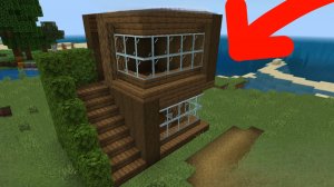 КАК ПОСТРОИТЬ  ДВУХЭТАЖНЫЙ ДОМ В МАЙНКРАФТ