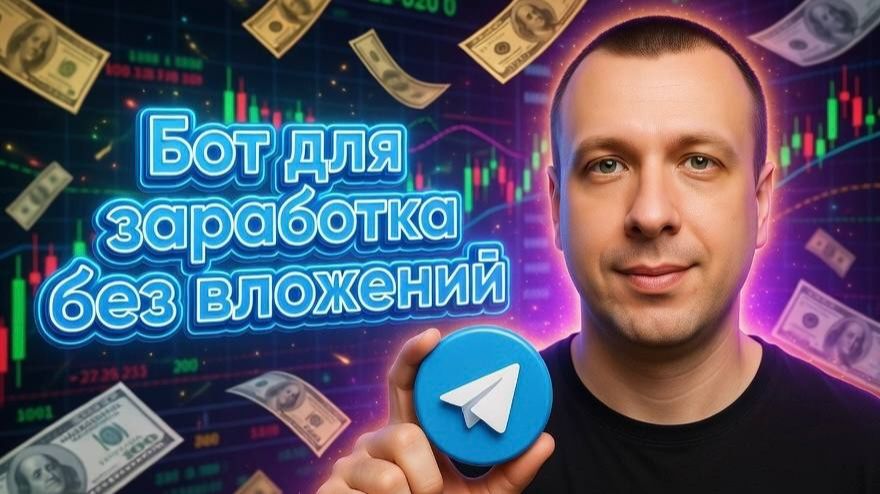 Бот для заработка в телеграме на простых заданиях. Как заработать в интернете без вложений