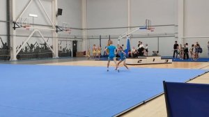 СмП 3 юношеский разряд, Рыжова Ева - Корницкий Егор, КРОО ФСА, Комбинированное упражнение