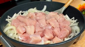 Как правильно приготовить куриную грудку на сковороде.Самое Сочное Куриное филе.Мясо не будет сухим!