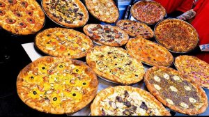 много пиццы не бывает! корейская уличная еда