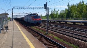 ВЛ10 под стук колес: спокойный сон на платформе "Ижоры"
