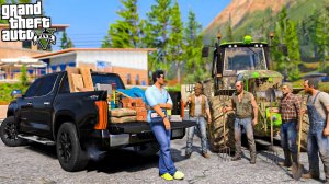 ОТЕЦ И СЫН В GTA 5 - У МОЕГО ОТЦА УГНАЛИ ТРАКТОР! РАЗБОРКИ С ДЕРЕВЕНСКИМИ ПАЦАНАМИ! 🌊ВОТЕР