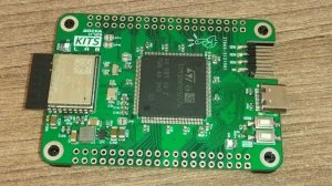 Плата Доска-H723 от KitsLab с МК STM32H723 и ESP32-C2 | краткий обзор