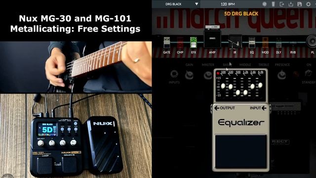 «Металликация» в гитарных процессорах NUX MG-30 и NUX MG-101.