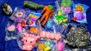 АСМР Распаковка сквишей 🥰 антистрессы АСМР Таба лапки 🐾 приятные звуки АСМР сквишей и антистрессов