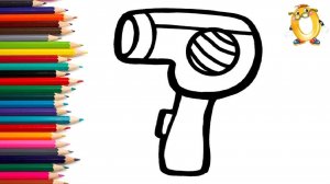 Мультик - раскраска для детей ФЕН. Учимся как рисовать ФЕН вместе с детьми // ОБУЧАШКА ТВ