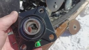 Ремонт Мотособаки, меняю подшипниковый узел.