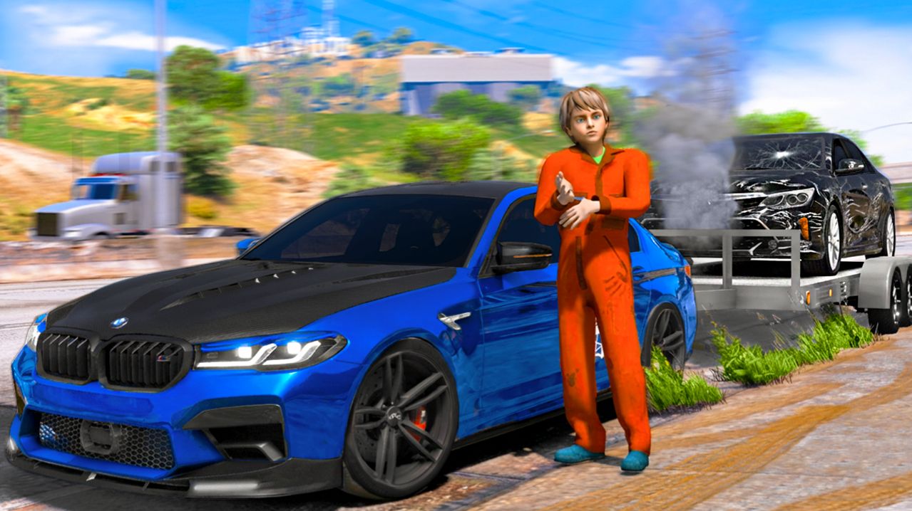 ОПЕРСКАЯ ЕЗДА В GTA 5 - КУПИЛ ОПЕРСКУЮ TOYOTA CAMRY ЗА 300.000 РУБЛЕЙ! БМВ М5 ТАЩИТ КАМРИ! 🌊ВОТЕР