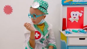 Ники как дантист - детская история об уходе за зубами