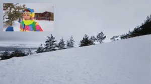 На горнолыжке. Свияжские холмы.Казань, Февраль, 2026