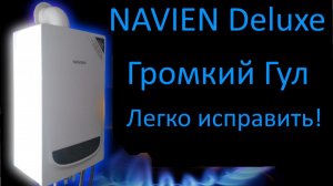 NAVIEN сильно гудит. Легко исправить!