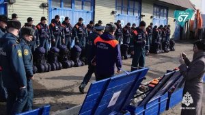 Смоленские спасатели провели учения по ликвидации последствий пала травы