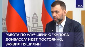 Работа по улучшению "Купола Донбасса" идет постоянно, заявил Пушилин
