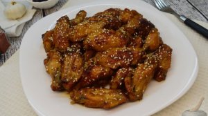 КУРИНЫЕ КРЫЛЫШКИ В КАРАМЕЛЬНО-СОЕВОМ СОУСЕ