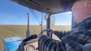 МТЗ 82.2 и ротационная борона. Начало сезона 2026.