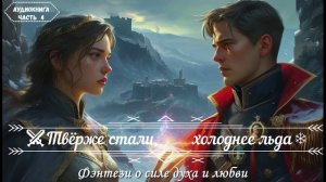 🎧АУДИОКНИГА ПОЛНОСТЬЮ ⚔️ Твёрже стали, холоднее льда ❄️ ФЭНТЕЗИ О СИЛЕ ДУХА И ЛЮБВИ ❤️ Часть 4️⃣