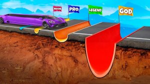 Сможет проехать по перевернутым лежачим полицейским в гта 5 ?