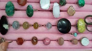 Каменная лавка( кольца и наборы в нейзильбере, кулоны 2 часть)