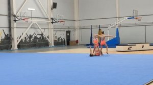 ТР 3 юношеский разряд, Окладникова - Ноздратенко - Сунегина, КРОО ФСА, Комбинированное упражнение