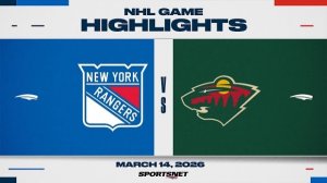 Обзор матча НХЛ | Миннесота - Рейнджерс (15.03.2026)