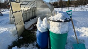 14.03.26 Влог: первый визит в деревню, снега много, теплица пострадала