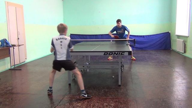 Настольный теннис.Тренировка юного теннисиста!!!