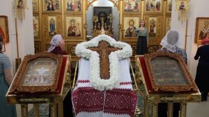 Божественная литургия, в храме Новомучеников и исповедников Церкви Русской, г. Новосибирска