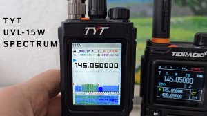 TYT UVL-15W. Спектр частот