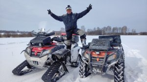 Сравнение проходимости колес и гусениц на снегу. Обзор CF X-8