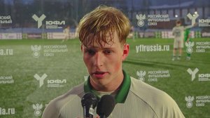 Платон Ющенко: «Показывали свою игру, навязывали прессинг»