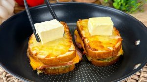 Будут просить еще и еще! Очень вкусные горячие бутерброды! Просто и быстро