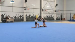 ТР 3 юношеский разряд, Гардагина - Акафьева - Русякина, ДШИ г.Светлый, Комбинированное упражнение