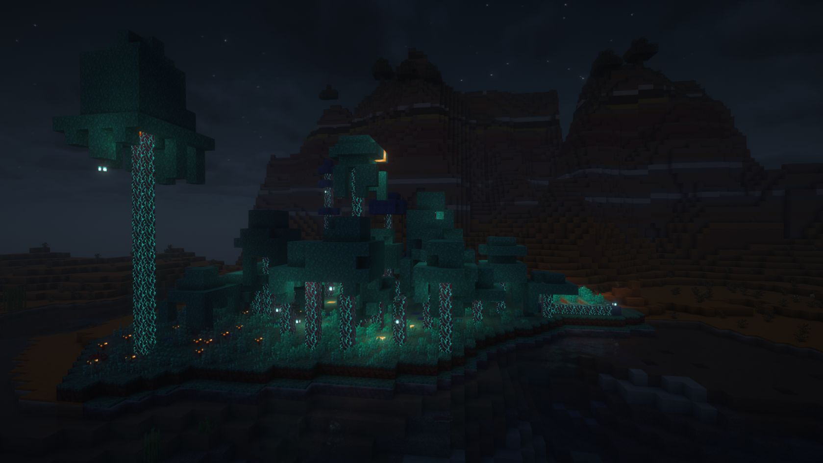 Я построил новый биом лазурный лес в майнкрафт Федя Minecraft