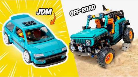 Я собирал ВСЕ виды машин из конструктора ЛЕГО...