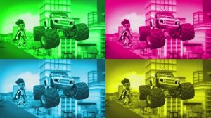 ВСПЫШ И ЧУДО-МАШИНКИ в МУЗЫКАЛЬНОЙ ИГРЕ: 4 ЦВЕТА — Веселые Прыжки по Плиткам 🏎️🌈