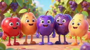 🍎МУЛЬТИК‑ПЕСЕНКА: ВЕСЁЛЫЕ ФРУКТЫ | Развивающие детские песни и мультики
