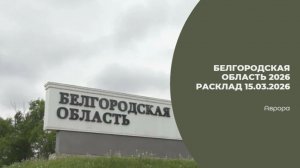 Белгородская область 2026 Расклад 15.03.2026