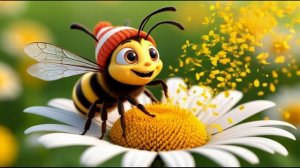 Пчелка Жужа. Песенка с мультфильмом для детей