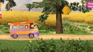 Маша и Медведь/ Пицца.