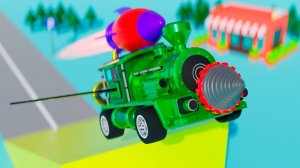 Песенка про семью пальчиков и машинки, песня про бинго, давайте сделаем суперпоезд - детские песенки