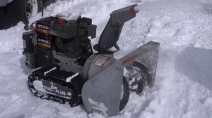 Снегоуборочная машина с дистанционным управлением