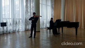 Елисей Миронов — П.И. Чайковский, концерт для скрипки с оркестром Ре Мажор. II-IIIч.