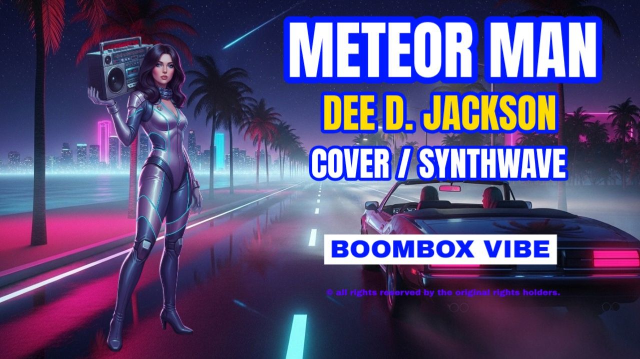 🌴✺ Meteor Man — кавер в стиле Синтвейв ночь Майами | Cosmic Retrowave ✺