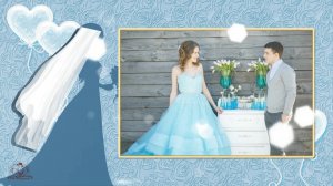 Свадьба в голубом- бесплатный проект ProShow Producer Free